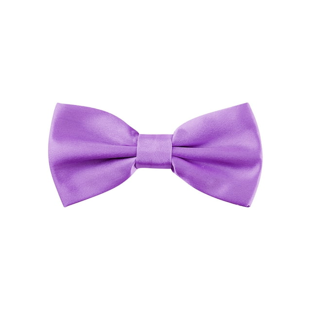 INSPIRE CHIC Accessoires de Nœud Papillon pour Homme Sangle Ajustable Formel Uni Smoking Pré-Noué Violet