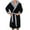 Z-Black, variant on Noarlalf Bathrobe Men Sleeved Clothes Winter Bathrobe Shawl Lengthened Plush Robe Coat Men'S Home Long Gray 3XL