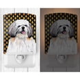 thumbnail image 2 of Caroline's Treasures SC9164CNL Shih Tzu Candy Corn Halloween Portrait Ceramic Night Light, 6x4x3", multicolor, 2 of 2