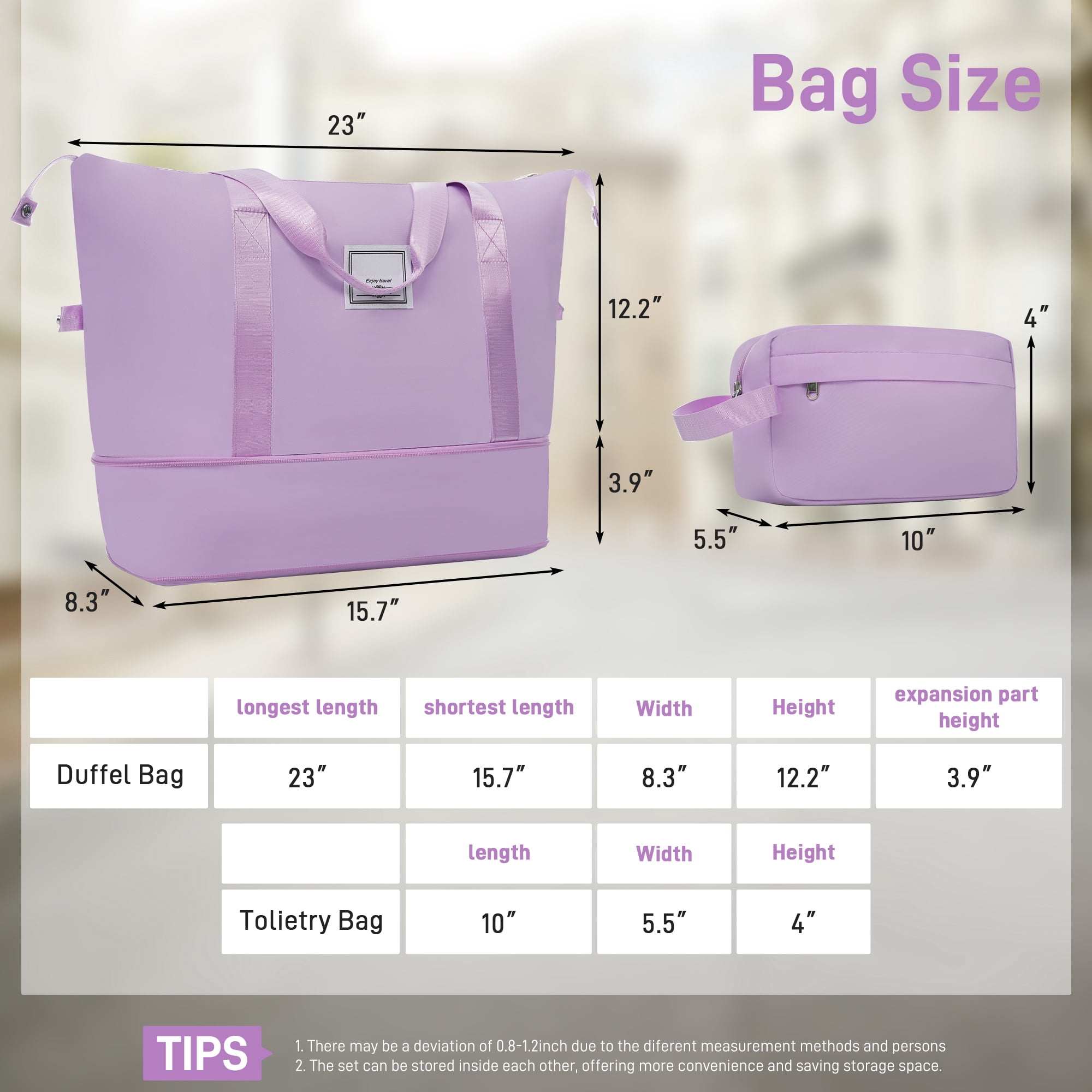 Euroco 6 Piece Luggage Sets, ABS Hardshell Suitcase Set with Password Lock,Spinner Wheels and 2 Bags,Durable Lightweight Carry on Suitcase with Handle for Travel,Pink Purple(16"/20"/24"/28")