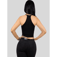 thumbnail image 3 of Blusas Mujer Casual Camiseta Dama Blusa Crop Top Strec UNITALLA, 3 of 5