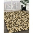 thumbnail image 3 of Ahgly Company Machine Washable Indoor Rectangle Transitional Yellow Area Rugs, 5' x 7', 3 of 7