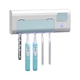 thumbnail image 1 of Porta cepillo de dientes Irfora Desinfectante para cepillos de dientes UV Soporte para cepillos de dientes montado en la pared con esterilizador y sincronización Carga USB Limpiador organizador de ce, 1 of 7