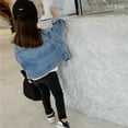 thumbnail image 3 of MXIEZI 2-7T Kids Toddler Girls Denim Jacket Outerwear Spring Fall Casual Jean Coat, 3 of 9