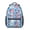 Baseballs and American, variant on Baseballs and Shirts White Pattern Backpack for School, Cute School Bag with Adjustable Shoulder Straps and Padded Back, 15.3"x11"x6.7"