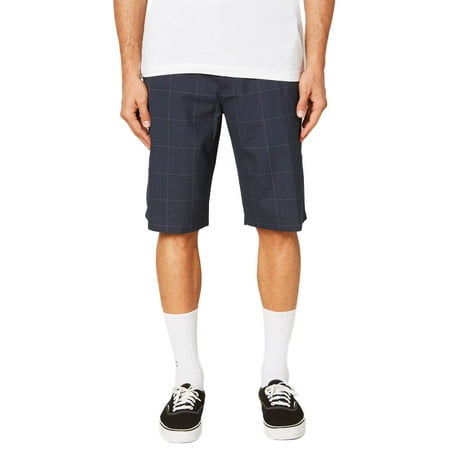 O'Neill Mens Westmont Plaid Short Navy 34