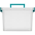 thumbnail image 2 of Sterilite 7.2 qt Modular Latch Box, Teal Sachet, 2 of 4