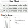 thumbnail image 3 of Lilgiuy Women Casual Printing Pockets Elastic Waist Comfortable Straight Loose Pants All Around Tummy Control Pants, 3 of 5