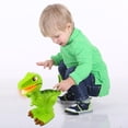 thumbnail image 6 of Kiddieland: Light N' Sound: Roar N' Go - T-Rex - Dinosaur Action Figure Toy, Forward Walking, Moving Tail, Light-Up Mouth, Kids & Toddlers Age 1 8mo+, 6 of 8