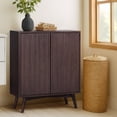 thumbnail image 2 of Teamson Home Tremolo Modern Boho Accent Cabinet with Adjustable Shelves, Push-Open Doors, Solid Wood & Fluted Fronts, 2 of 9