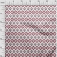 thumbnail image 3 of oneOone Viscose Jersey Red Fabric Ikat Craft Projects Decor Fabric Printed By The Yard 60 Inch Wide, 3 of 7