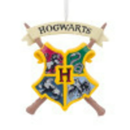 Hallmark Harry Potter Hogwarts Crest Christmas Ornament, 0.29lbs