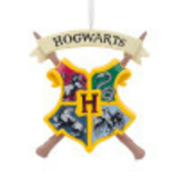 Hallmark Harry Potter Hogwarts Crest Christmas Ornament, 0.29lbs