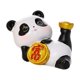 thumbnail image 5 of Figura de panda, escultura de resina de animal, decoración para el salpicadero del coche, adorno para el escritorio. Estilo H, 5 of 9