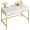 White and Gold, variant on SUPERJARE Vanity Desk with Drawers, 47 inch Computer Desk, Modern Simple Home Office Desks, Makeup Dressing Table for Bedroom - White and Gold