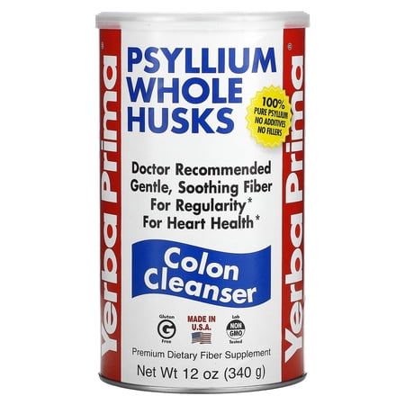 Yerba Prima Psyllium Whole Husks 12 Ounce Jul