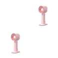 thumbnail image 3 of Ventilador de mano personal Billuyoard Recargable Ajustable inalámbrico rosa 2piezas, 3 of 6