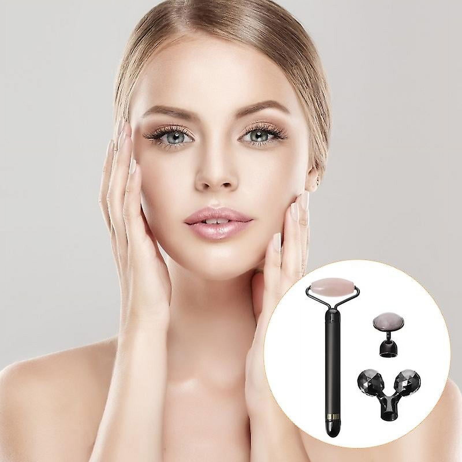 1set 3-in-1 Jade Face Roller