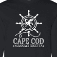 thumbnail image 4 of Inktastic Cape Cod Massachusetts Nautical Long Sleeve T-Shirt, 4 of 5