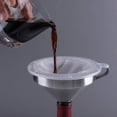 thumbnail image 2 of Embudo de filtro, Kit de filtrado de vino, bolsas de filtro de malla fina, matraz colador de cocina, embudo, colador de Metal, embudo de pantalla de filtro de alimentos, 2 of 5