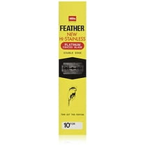 200 Feather Razor Blades NEW Hi-Stainless Double Edge