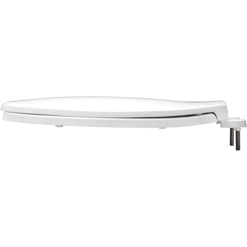 Bemis 7650TDG 000 Elongated Open-Front Toilet Seat, White