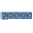 thumbnail image 3 of Ambesonne Marine Fabric by the Yard Upholstery, Colorful Fishes and Seaweeds, 10 Yards, Sea Blue and Multicolor, 3 of 5