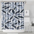 thumbnail image 2 of Extra Long Boho Shower Curtain 72x84 Inches - Vintage Floral & Tropical Leaves Pattern, Waterproof Bohemian Bathroom Decor with 12 Hooks, Tribal Rustic Style, 2 of 5
