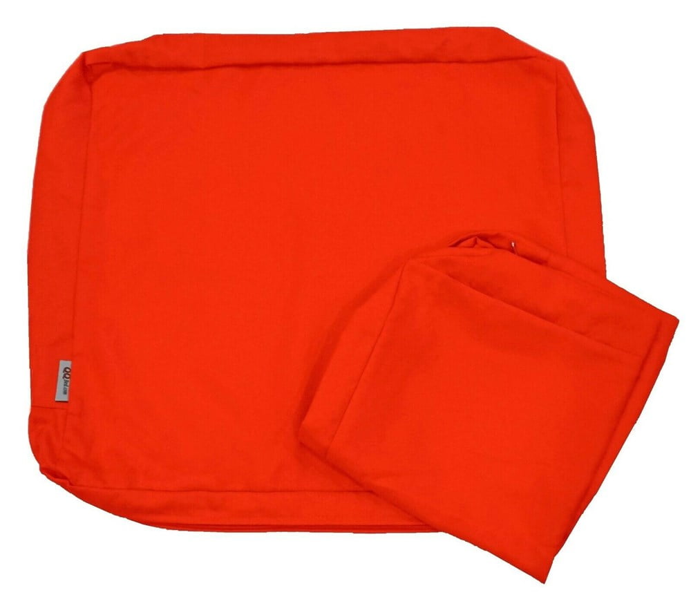 Outdoor 4 Pack Deep Seat Chair Patio Cushions Zipper Cover 24"X22"X4" 6