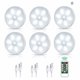 thumbnail image 1 of Lámpara de inducción del cuerpo humano con 6 LED, luz de noche para dormitorio, mesita de noche, luz de noche creativa magnética para el hogar, luz para pasillo y armario, 1 of 5