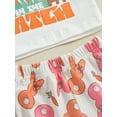 thumbnail image 6 of Toddler Girls Easter Pants Sets Short Sleeve Letter Print T-shirt Carrot Bunny Print Flared Pants Sets, 6 of 8