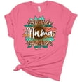 thumbnail image 5 of Mama Serape Sunflower Graphic Shirt Women's Bella Mom Gift T-Shirt, 5 of 7