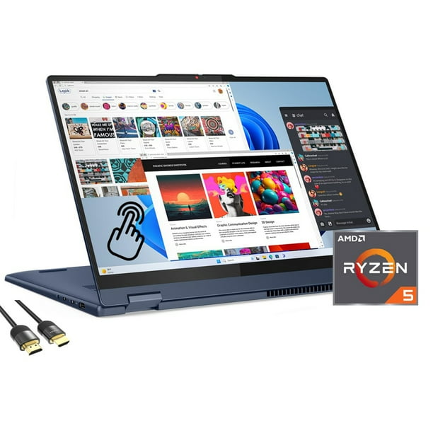 Laptop Lenovo IdeaPad en Pantalla Táctil WUXGA de 16' Ryzen