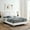 White, variant on Modway Novi Performance Velvet King Bed in Dusty Rose