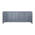 thumbnail image 2 of Lexora Home Jacques 84" Vanity Cabinet in Dark Gray, 2 of 8