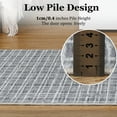 thumbnail image 3 of Washable Rug Non Slip Modern Checkered Rug Soft Faux Wool Floor Carpet Indoor Contemporary Plaid Print Rug Non Shedding Throw Carpet for Bedroom Living Room Dining Room Office, 3 of 8