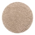 thumbnail image 3 of Unique Loom Everyday Shag Collection Area Rug - Solid (3' 3" Round Taupe), 3 of 5