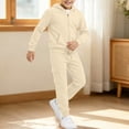 thumbnail image 2 of Boys Sweatsuit Boy 2 Piece Outfit Kids Tracksuit Zip Up Hooded Sweatshirt Athletic Jogger Sweatpants 2T-14T, 2 of 5