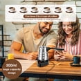 thumbnail image 2 of NUAHRHY Turkish Coffee Maker with Folding Handle Stainless Steel 500ml Electric Turkish Coffee Machine 5 to 6 Cups Capacity Turkish Electric Coffee Maker Machine for Home Travel, 2 of 9