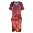thumbnail image 4 of Vestido holgado con bolsillos de la nave espacial Voyager de Star Trek, vestidos de verano, vestido para mujer, vestido de verano para mujer 2025, 4 of 7