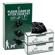Starter Dog Waste Station / Roll Bag System (Black)