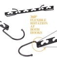 thumbnail image 4 of Multifunctional Space Saving Metal Hangers Multifunctional Space Saving with Rotating Hook Creative Clothes Storage Hanger Artifact, 4 of 9