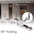 thumbnail image 3 of 4/2 Pieces Folding Hinges 90 Degree Self-Locking Folding Hinges Table Leg Bracket 180 Degree Furniture Accessories, 3 of 5