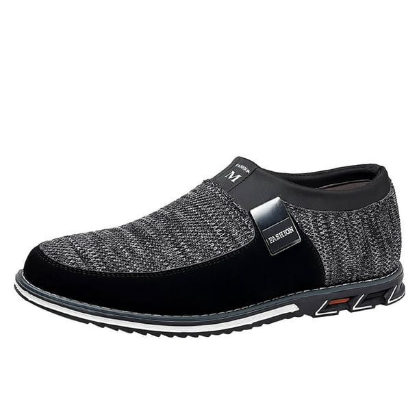 nsendm Men Shoes Adult Male Leather Men Shoes formal Fashion Style Mens Breathable Comfortable Business Slip On Work Casual Color Mens Suit Shoes