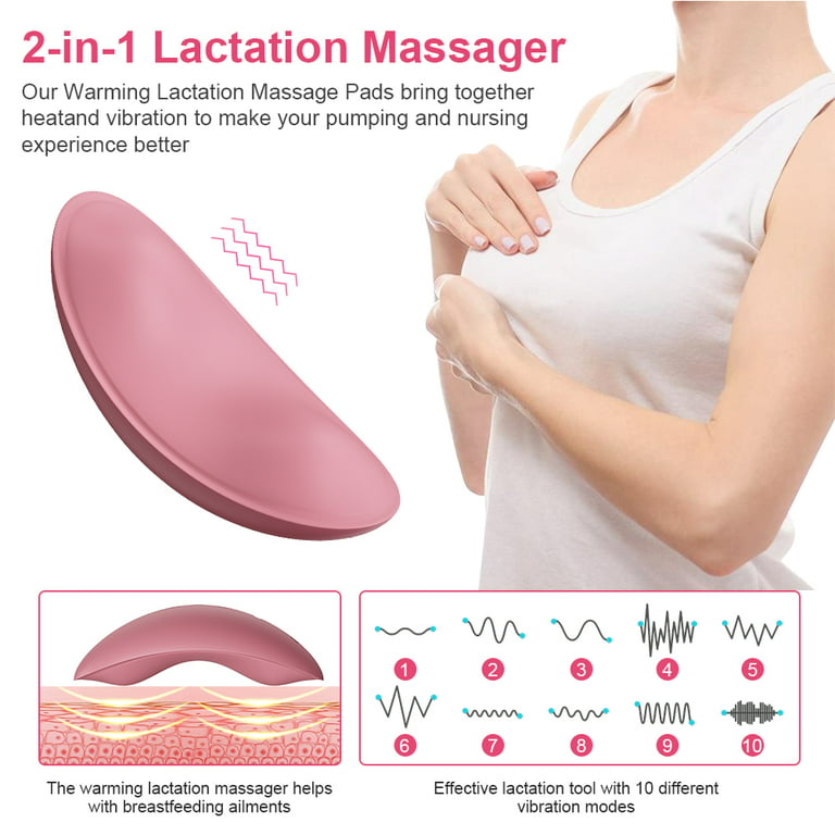  SMOOCH 3-in-1 Warming Lactation Massager - Breast Massager  For Breast Feeding