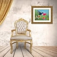 thumbnail image 3 of Fitzharris, Tim 32x25 Gold Ornate Wood Framed with Double Matting Museum Art Print Titled - Violet Sabrewing Hummingbird, 3 of 4