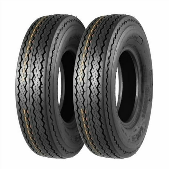 Maxauto Set Of 2 4.80-8 Highway Boat Motorcycle Trailer Tires 4.80X8 6Pr Load Range C, Tubeless