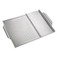 thumbnail image 1 of 2 In 1 Nonstick Outdoor Bbq Grill Tray with Handles Grill Topper Grilling Pans, 1 of 7