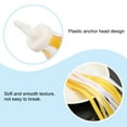 thumbnail image 3 of Uxcell Bike Streamers, Colorful Scooter Handlebar Tassels Grips Ribbon Accessories Decorations for Tricycle Handles Yellow White, 3 of 6
