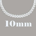 thumbnail image 5 of Aleasha 10mm Faux Pearl Necklace for Women Men 20" Round White Pearl Strand Wedding Jewelry (20inches, 10mm pearl, White), 5 of 5